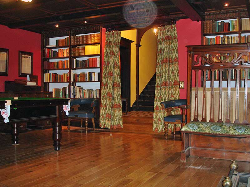Library and Billiards room Library and Billiards room